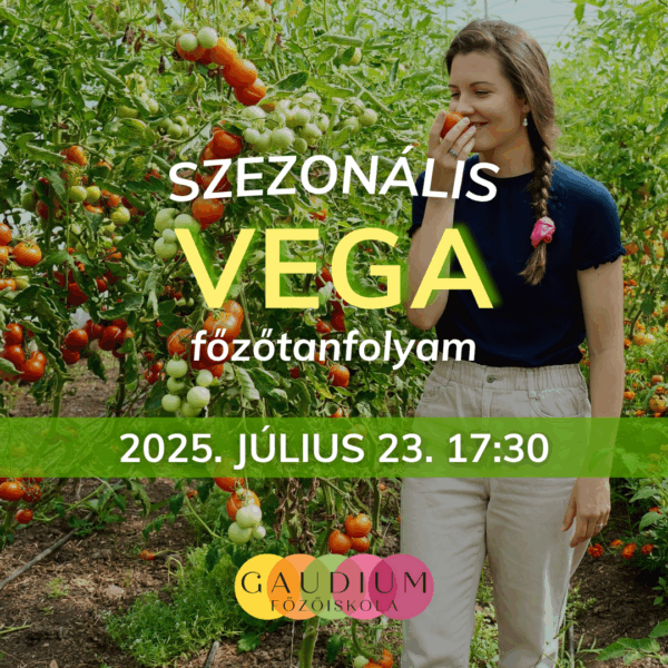 Szezonális vegetáriánus főzőtanfolyam
