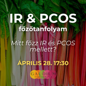 IR és PCOS főzőtanfolyam