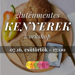 Gluténmentes kenyerek workshop