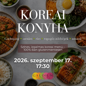Koreai konyha főzőtanfolyam